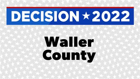 Updated 4:24 pm PDT Aug 7, <strong>2022</strong>. . 2022 waller county election results
